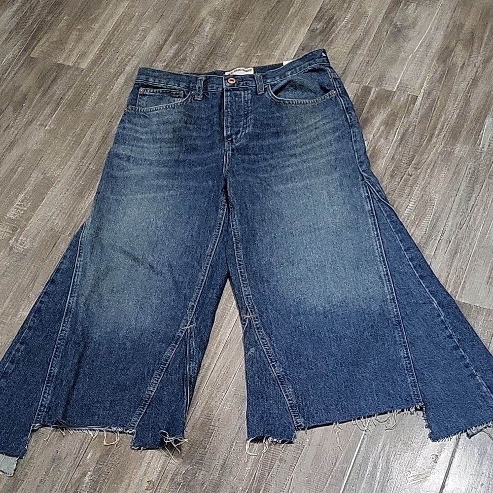 Free People We The Free People Wide Leg Jeans New Size 27